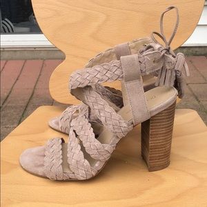 BCBGeneration suede strappy sandals